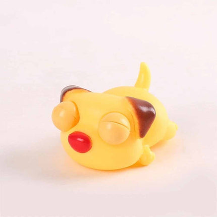 Sleeping Dogs Dogs Pinch Toys Telescopic Fidget Toy Doll