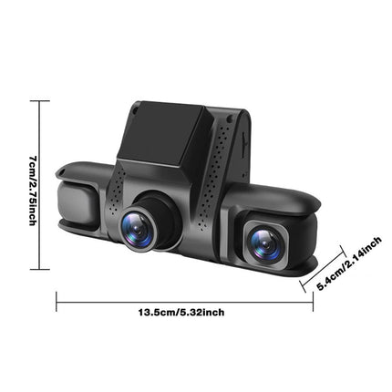 4K Dash Cam 4Channel Front and Rear Car DVR DashCamera Video Recorder1080P