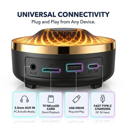 Bluetooth 5.3 Wireless Speaker Outdoor & indoor Portable Loud Stereo Speakers