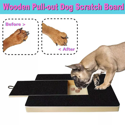 Dog Nail Scratch Board Double Sided Mat For Paw Pet Care Grinders Scratching Pad