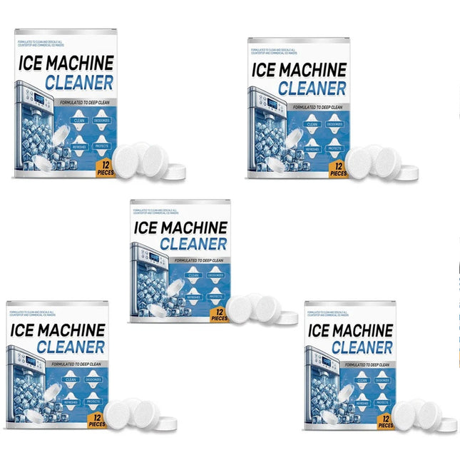 5 Box Ice Machine Cleaner Maker Descaler Powerful Nickel-Safe Descaling