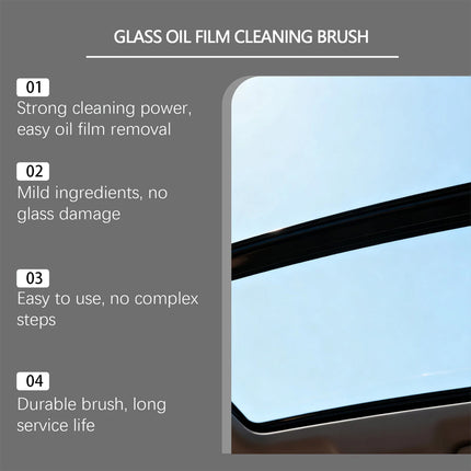 3PCS Glass Guard, Glass Emulsion Cleaner, Glass Handle Oil Film Remover Lotion