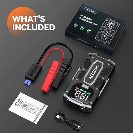 7000A Car Jump Starter Power Bank Pack Battery Booster Fast Charger Smart Cable