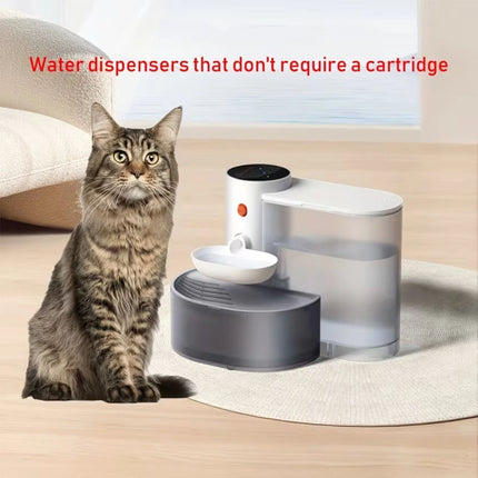 3L Smart Wireless Pet Water Fountain No Need Filter Cat Dog Drinking Water Bowl