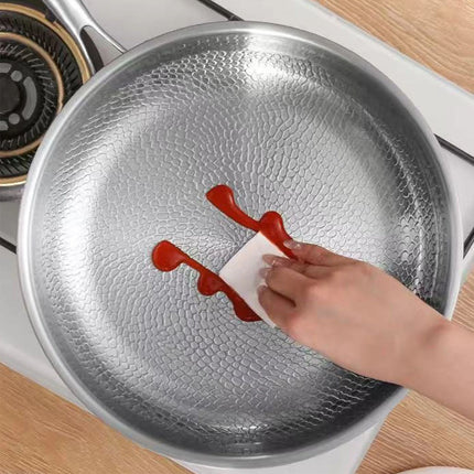 Frying Pan Scratch-Resistant Non Stick Cookware Titanium Hammered Induction