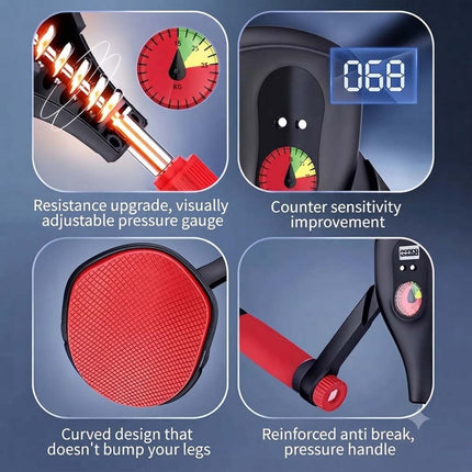 Thigh Master & Kegel Exerciser - Pelvic Floor Muscle Trainer for Men &Women Black Dual Purpose