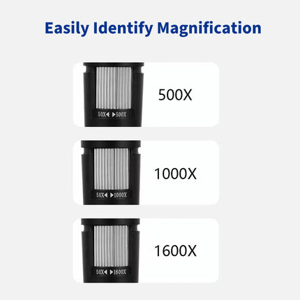 1600X Microscope 8LED Camera Magnifier Tool USB Digital for Android Mac Widows