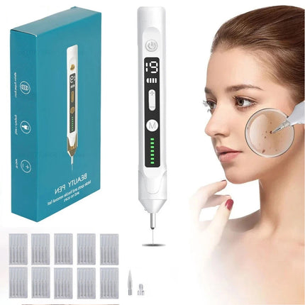 Plasma Beauty Pen for Skin Blemish Freckle & Dark Spot Pigment Correction Beauty Device White