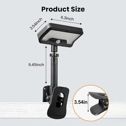 92 LED Outdoor Solar Clip Light for Patio and Garden