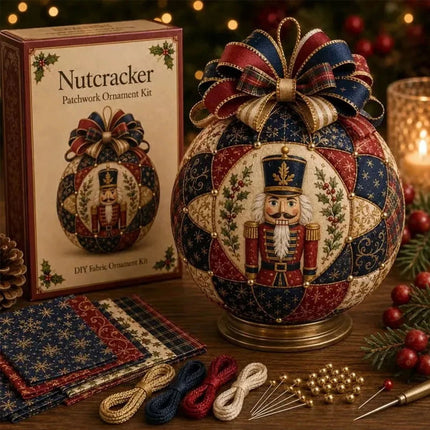 Christmas Classics Patchwork Ornament DIY Kit,  The Nutcracker   Patchwork Ornament Kit