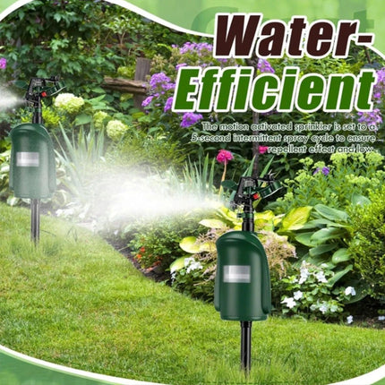Motion Activated Garden Animal Deterrent Repeller Sprinkler Bird Cat Pest Scarer