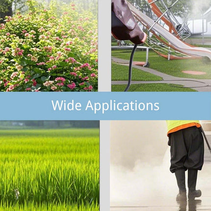 9L Electric Rechargeable Battery Weed Sprayer 3 Nozzles Garden Pump Spray USB