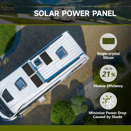 12V 60W Solar Panel Trickle Car Battery Charger Power Portable Waterproof Boat