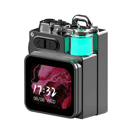 Wireless Bluetooth Speaker with LED Display Screen 360° Stereo Smart App Control