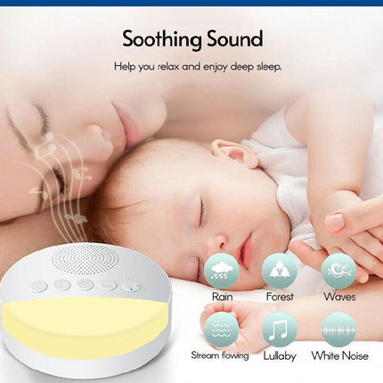 White Noise Nature Sound Machine Sleep Aid Machine Therapy Relax Sounds Sleeping