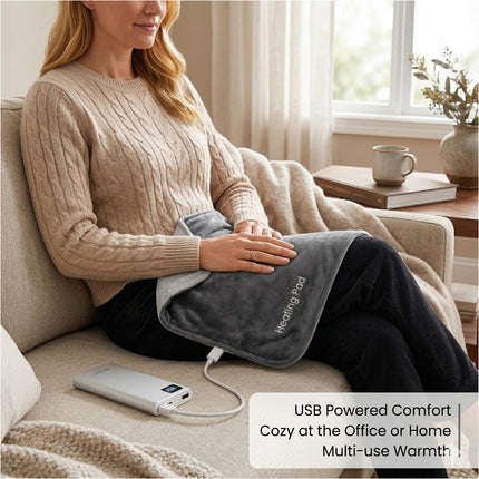USB Heating Pad Portable Graphene Electric Heating Pad 5V Machine Washable Soft Warmer Pads