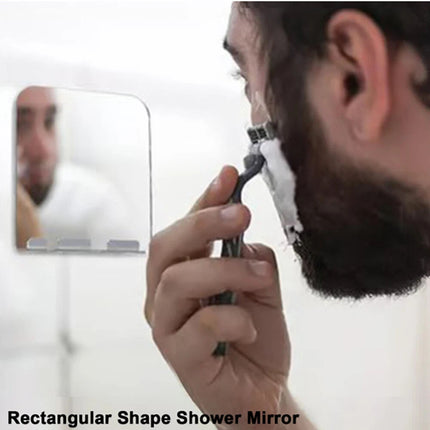 Anti-Fog Fog Free Shower Mirror Fogless Shaving Shave Mirror Bathroom with Hook
