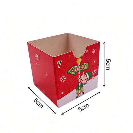 Christmas Advent Calendar Countdown DIY Making Kit Gift Santa Elf Decor