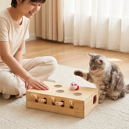 Whack A Mole Cat Toy Pet Gift Keeps Pet Entertained Fun Interactive Cat Toy
