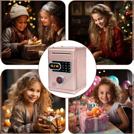 Automatic Electronic Piggy Bank Password ATM Money Box Cash Coin Saving Box Gift