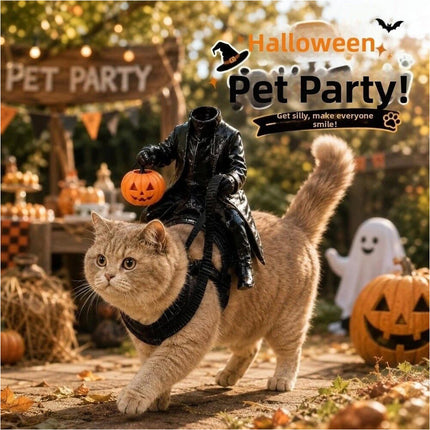 3D Halloween Pet Costume Creative Cat Saddle Costume Pet Clothes