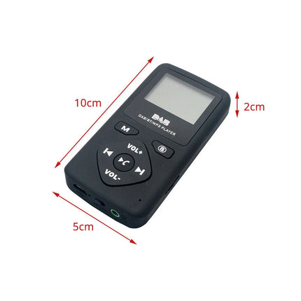 Pocket DAB/DAB+Digital Radio With Bluetooth and MP3 Player Earphone FM Redio Kit
