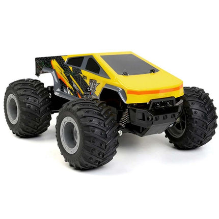 Tesla Cyber Truck Remote Control Car Rechargeable Toy Gift Remote Control Off-Road Cyber Truck Yellow