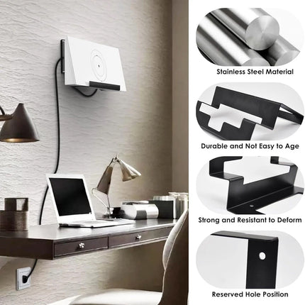 Gen 3 Router Metal Mount for Starlink 2-in-1 Protective Wall Mount for V3 Router