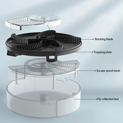 Fruit Fly Trap Indoor Home Insect Killer USB/Rechargeable Mosquito Zapper