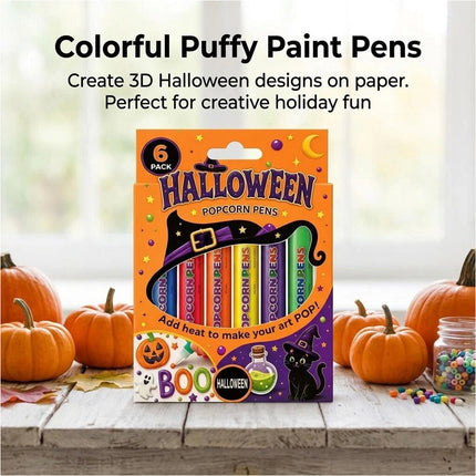 3D Puffy Bubble Art Drawing Pens Magic Popcorn Pens DIY Craft Set 3 Box
