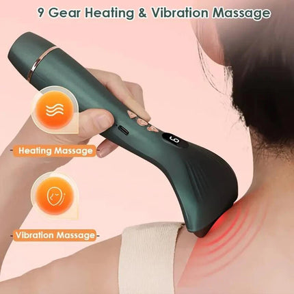 Electric Massager Tool Body Gua sha Scraping Fat Burning Anti-Cellulite 9 Levels