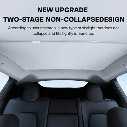 Sunshade Sun Roof Shade Sunroof UV Window Cover Ice Crystals For Tesla Model Y