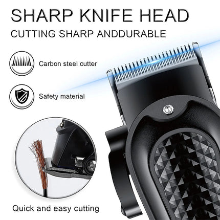 Professional Barber Electric Hair clipper LED display screen charging Trimmer