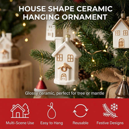 Christmas Snowflake Hanging Ornaments Plastic Holiday Home Wall Decor Pendants