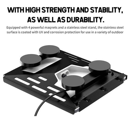 For Starlink Mini Roof Mount Mini Magnetic Roof Mount RV Roof Carbon Steel Waterproof Anti Rust