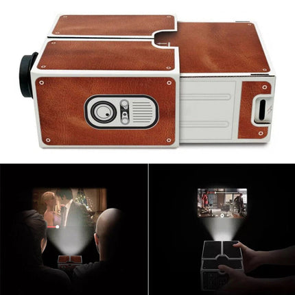 DIY Smartphone Projector Portable Mobile Phone Theater Cinema Universal Phones
