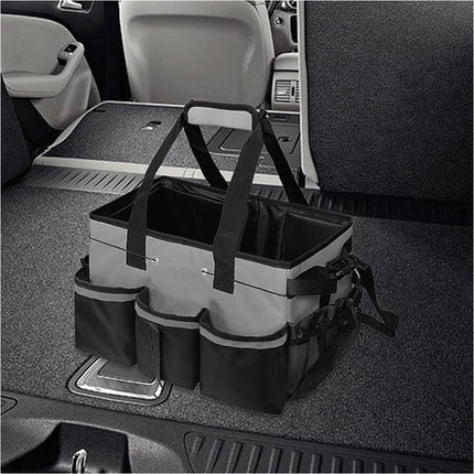 Wearable Cleaning Caddy, Cleaning Caddy Supplies Organizer with Handle Work Grey