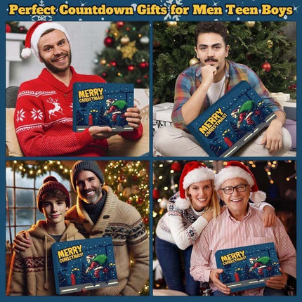 Advent Calendar Survival Kits For Men 24 Day Christmas Countdown Calendar Hiking A