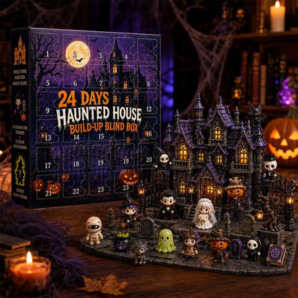Halloween Advent Calendar 24 Days Horror Figures Countdown Toys Gift Set 2026