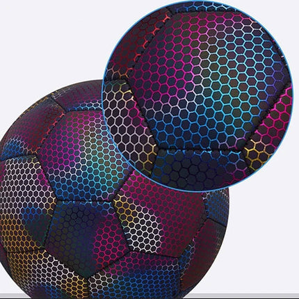 Size 4/5 Light Up Soccer Ball Glow in The Dark Night Training Game Ball