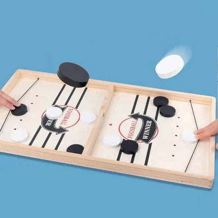 Large Sling Puck Paced SlingPuck Winner Board Game Family Games Toy Hockey Funny
