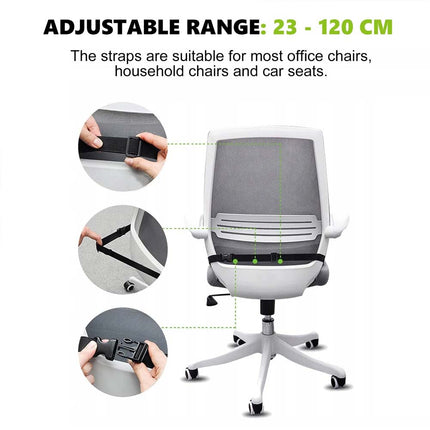 Car Cushion Universal Memory Foam Driver Wedge Pad Breathable Heightening