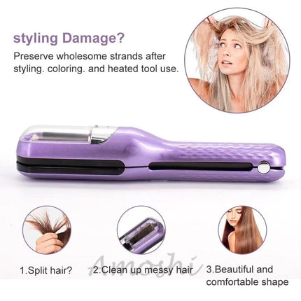 Cordless Professional Hair Ends Trimmer–Perfect for Dry & Damaged Hair Repair