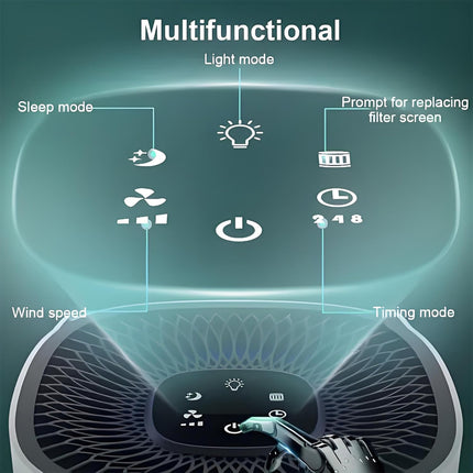 Premium Home Air Purifier for Large Rooms Smoke  Pet Odors