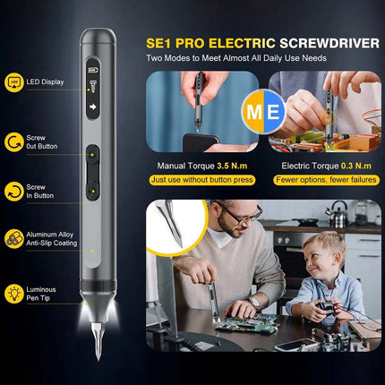 Mini Electric Screwdriver 50-in-1 Set – Cordless, Rechargeable, Precision Bits for Home & DIY