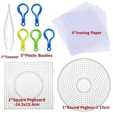 10000PCS 5mm Perler Hama Beads Kit Set Fuse beads Fun DIY Craft Toys Gift 36-Colors