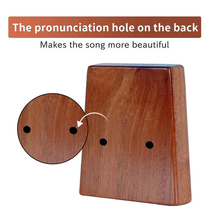 17 key Thumb Piano Mbira Mahogany Africa Finger Percussion Instrument