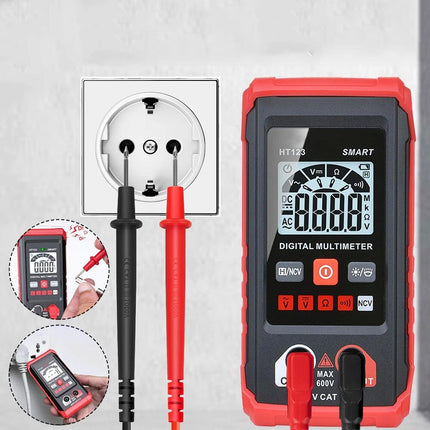 2000 Counts Rechargeable Digital Smart Multimeter AC/DC Ammeter Voltage Tester