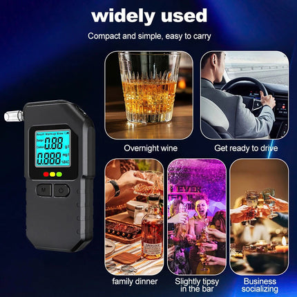 Breathalyzer Alcohol Tester Breath Test LCD Display Analyzer Tester Breathalyzer