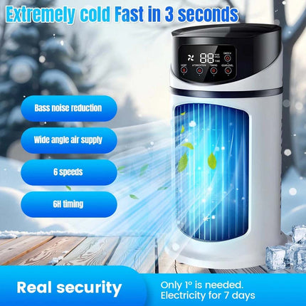 Multifunction Cooling Fan Air Cooler Spray Conditioner Personal Silent Desk fan